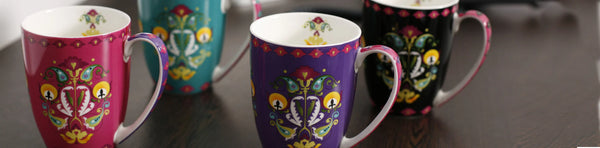 La Boheme FULL SET of 4 mugs