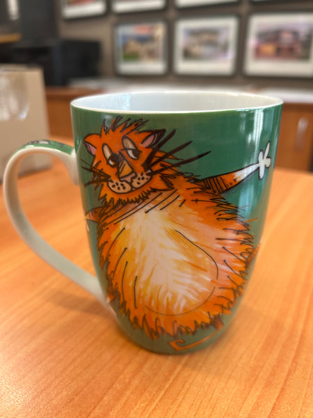 Flat Cat mug