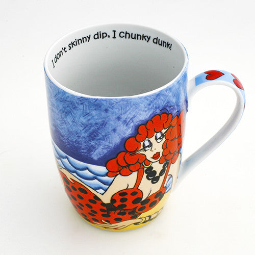 Porcelain - Bullet shaped Mug 14 ﬂ oz